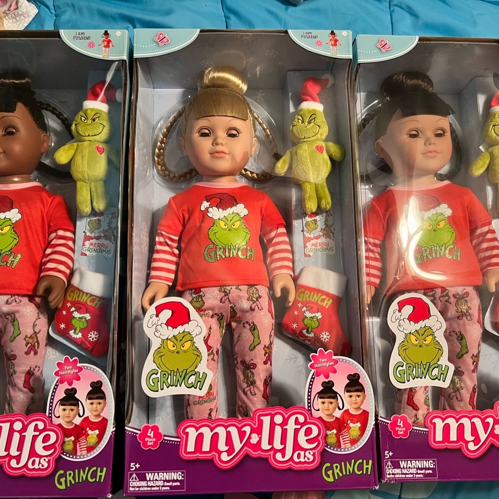 My life as Grinch set of 3